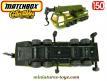 Le camion grue militaire Hercules miniature de Matchbox Batlle-Kings au 1/50e