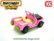 La Jeep Hot Road rose miniature de Matchbox Lesney Superfast au 1/60e