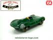 La Jaguar type D verte en miniature par Matchbox by Lesney au 1/64e