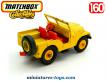 La Jeep jaune miniature de Matchbox Lesney au 1/60e
