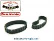 Les 2 chenilles du Bulldozer Half-track et Caterpillar miniatures Matchbox Lesney