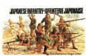 Un lot de 9 petits soldats japonais issus de moules Matchbox China au 1/32e