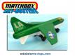 Le jet Corsair A7D vert en miniature de Matchbox Sky Busters
