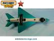 Un avion a réaction Mig 21 russe miniature par Matchbox Sky Busters incomplet