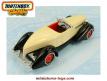 Le Speedster Auburn de 1936 en miniature par Matchbox Yesteryear au 1/43e