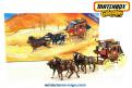 La diligence de Cow-boys du Far West en miniatue par Matchbox au 1/43e