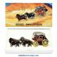La diligence de Cow-boys du Far West en miniatue par Matchbox au 1/43e