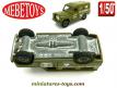 La Land Rover Commando miniature de Mebetoys au 1/50e incomplète