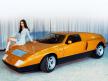 La Mercedes Benz C111 orange en miniature par Mercury au 1/43e