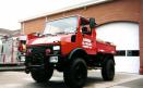 Le camion Mercedes Unimog Fire Service en miniature de Majorette au 1/87e