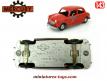 La Fiat 1100 Nuova rouge de 1954 en miniature par Mercury au 1/43e