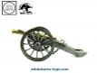 Un canon Gribeauval de 8 type Napoléon 1815 en miniature de MHSP au 1/32e