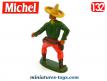 Un Mexicain en figurine plastique de l'Ouest par Jouets Michel au 1/32e incomplet