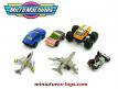 Les six miniatures par Micro Machines Galoob