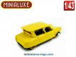 La Citroën Ami 6 jaune 1966 en miniature de Minialuxe au 1/43e incomplète