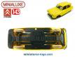 La Citroën Ami 6 jaune 1966 en miniature de Minialuxe au 1/43e