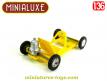 Le Karting jaune en miniature par Minialuxe au 1/36e incomplet