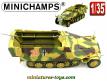 Le semi chenillé Hanomag SdKfz 251/1 en miniature de Minichamps au 1/35e