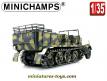 Le semi chenillé allemand SdKfz 7 en miniature de Minichamps au 1/35e