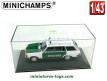 La Mercedes Benz 280TE Polizei miniature de Minichamps au 1/43e