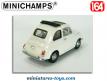 La Fiat 500 L de 1957 blanche en miniature par Minichamps au 1/64e