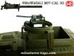La mitrailleuse US Browning calibre 30 miniature en résine noire au 1/48e