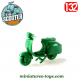 Le Scooter vert miniature a monter sans colle par Monta-Plex au 1/32e