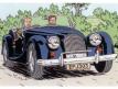 Le cabriolet Morgan verte en miniature Majorette au 1/50e