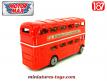 Le bus anglais AEC Routemaster à impérial miniature de Motor-Max au 1/87e