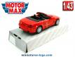 La Mercedes 500 SL rouge miniature par MotorMax au 1/43e