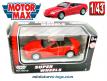 La Mercedes 500 SL rouge miniature par MotorMax au 1/43e