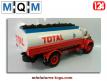 Le camion Berliet GLR8 R citerne Total miniature de MQM au 1/24e incomplet