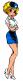 Natacha Hotesse de l'Air en figurine plastique par Bully MD Toys