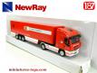 Le Stralis Iveco et sa semi remorque Scuderia Ferrari miniature NewRay au 1/87e