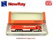 Le Stralis Iveco et sa semi remorque Scuderia Ferrari miniature NewRay au 1/87e