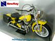 La moto Indian 1948 jaune en miniature par NewRay au 1/6e