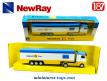 Le tracteur avec sa semi remorque Renault F1 Team miniature NewRay au 1/87e