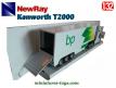 Le Kenworth T2000 et sa semi remorque BP miniature par NewRay au 1/32e
