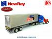 Le Peterbilt 379 et sa semi remorque en miniature par NewRay au 1/32e