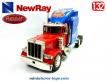 Le Peterbilt 379 et sa semi remorque en miniature par NewRay au 1/32e