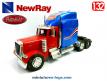 Le Peterbilt 379 et sa semi remorque en miniature par NewRay au 1/32e