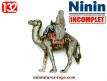 La figurine en métal du méhariste français par Ninin au 1/32e incomplet