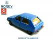 La Citroën Visa bleue en miniature de Norev Jet car au 1/43e incomplète