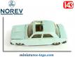 La Peugeot 204 berline bleue en miniature de Norev au 1/43e incomplète
