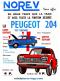 La Peugeot 204 berline bleue en miniature de Norev au 1/43e incomplète