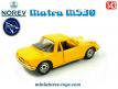 Le coupé sport Matra M530 de 1967 en miniature par Norev au 1/43e