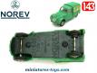 La Citroën 2cv camionnette Teppaz miniature de Norev au 1/43e incomplète