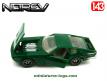 La Maserati Ghibli verte en miniature Norev au 1/43e incomplète