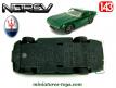 La Maserati Ghibli verte en miniature Norev au 1/43e incomplète