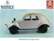 La 2cv Citroën prototype Terrasson 1939 miniature de Norev au 1/43e